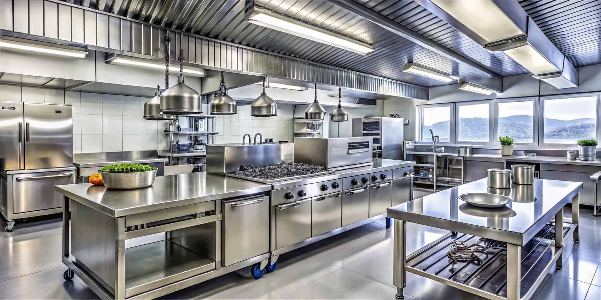 Moderne professionelle Küchenausstattung bei K&R Elektro GmbH.