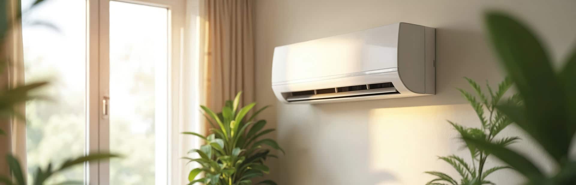 Klimaanlage in einem modernen Raum, installiert von K&R Elektro GmbH.